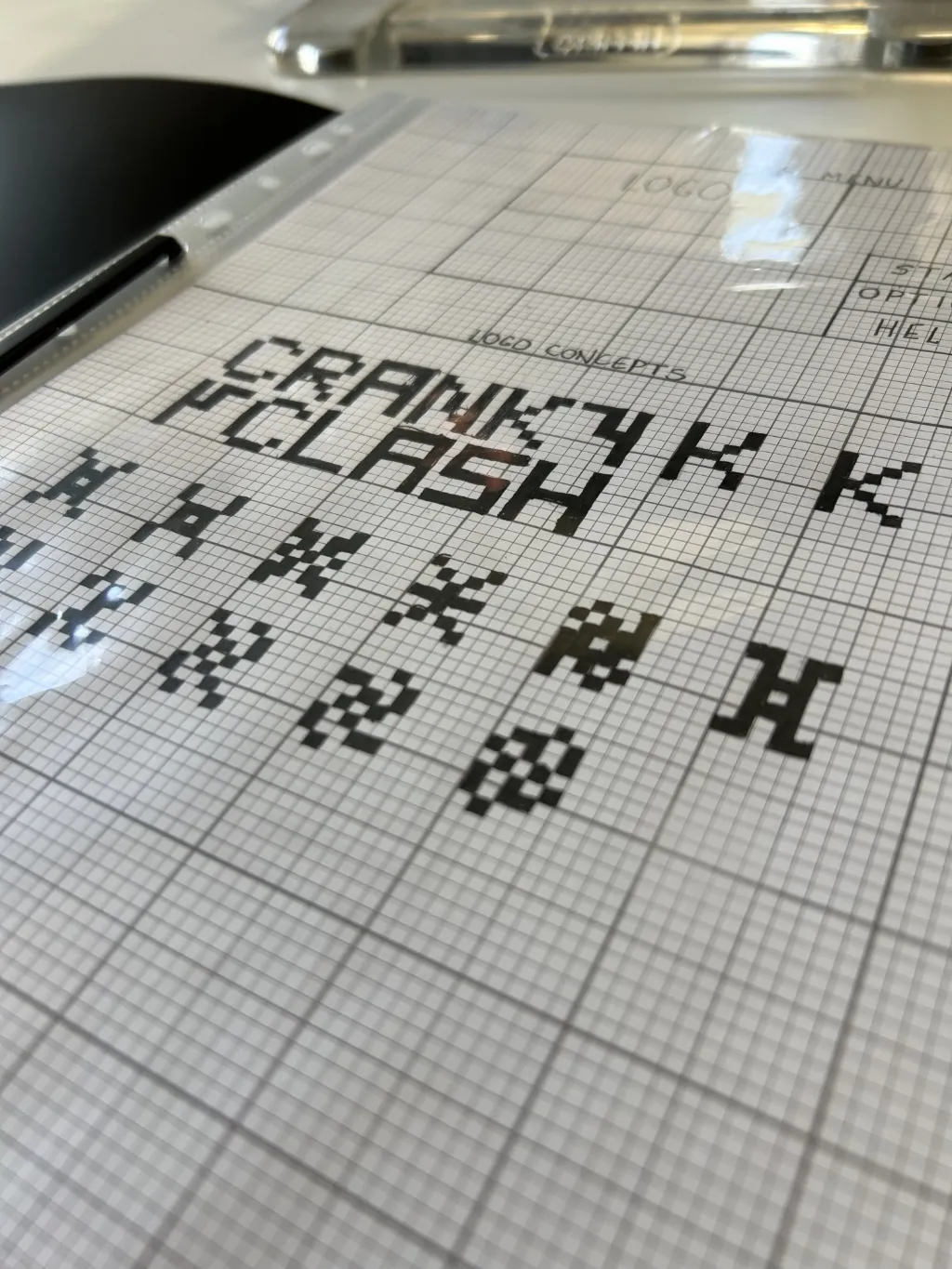 Crank Clash title on paper