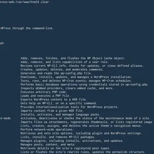 5 of the most useful WordPress CLI commands